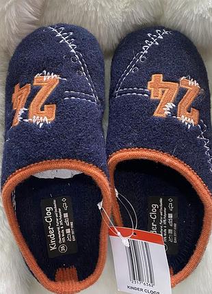 Дитячі утеплені капці-клоги💙🧡 5