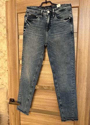 Чоловічі сині джинси скінні (skinny fit)