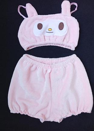 Плюшевый комплект - пижама( топ+ шорты)my  melody от sanrio, размер s