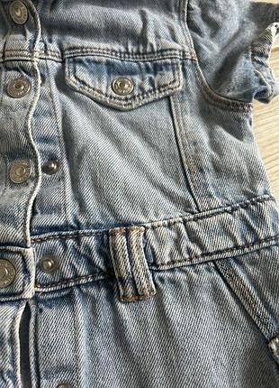 Джинсове плаття zara 3