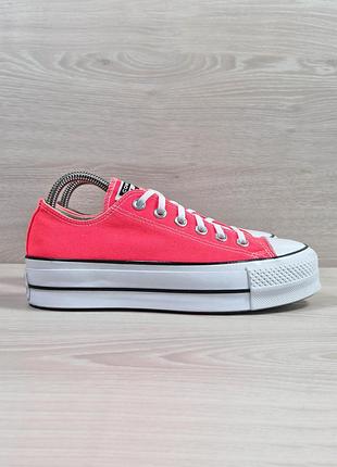 Яркие женские кеды на платформе converse all star оригинал, размер 37.5