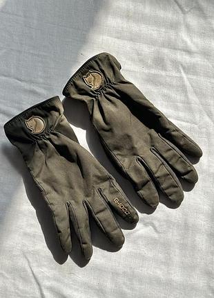 Жіночі рукавички fjällräven forest glove з міцної тканини g-1000