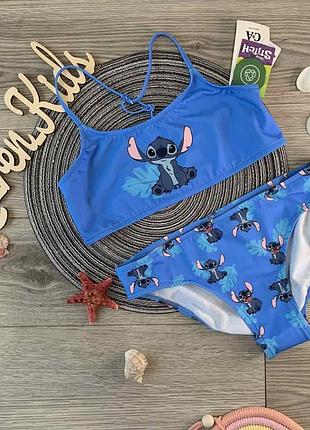 Раздельный купальник стэчь "stitch" для девочки подростка 13-14 лет (158/164 рост), бренд c&amp;a нижняя