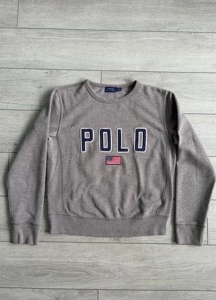 Жіноча кофта світшот polo ralph laurent светр лонгслів поло