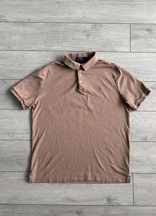 Классическая мужская футболка поло от известного бренда ральф лорен polo ralph lauren polo shirt size m размер брендовая майка джерси тениска оригинал