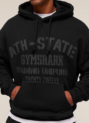 Gymshark мужская спортивная котоновая кофта худи