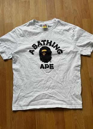 Bape футболка біла м