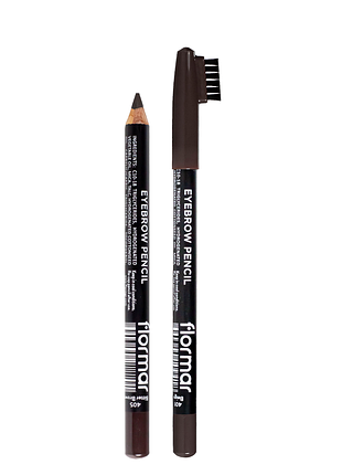 Карандаш для бровей flormar eyebrow pencil no 405 темно-коричневый daily skin care