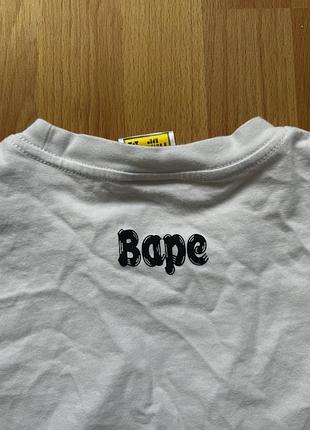 Bape футболка біла м 9