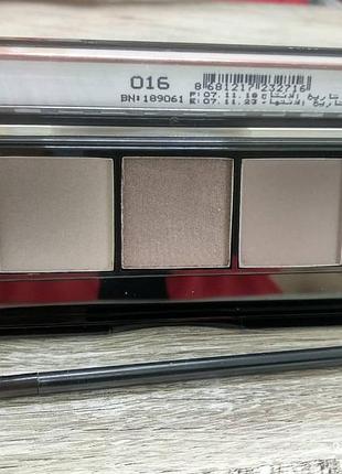 Палітра тіней для повік 5 кольорів тopface pro palette, № 16 daily skin care