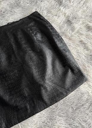 Гарна шкіряна спідниця george 3