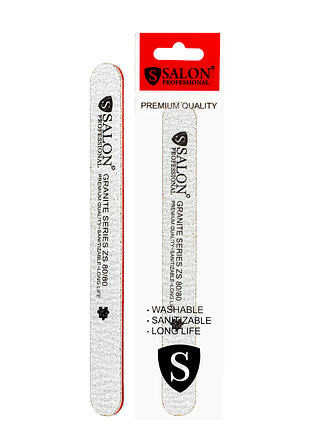 Пилочка для ногтей полировальная salon professional granite series 80/80 daily skin care