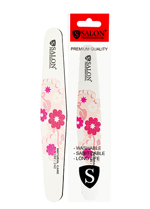 Пилочка для нігтів полірувальна на м'якій основі salon professional natural care 180х240 пряма daily skin care