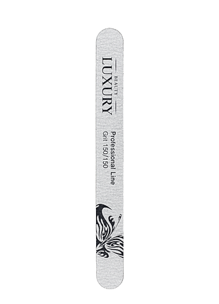 Пила полировальная для ногтей прямая серая beauty luxury bm-01g 150/150 daily skin care