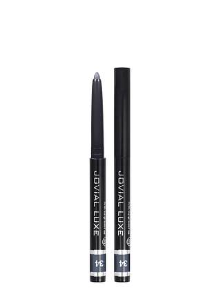 Олівець механічний з точилкою для очей jovial luxe ml-73 (ml-120) № 34 gray сірий daily skin care