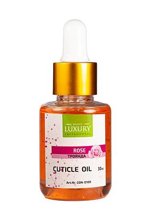 Олія для кутикули beauty luxury ароматизована 30 мл троянда