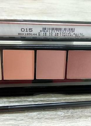 Палітра тіней для повік 5 кольорів тopface pro palette, № 15 daily skin care