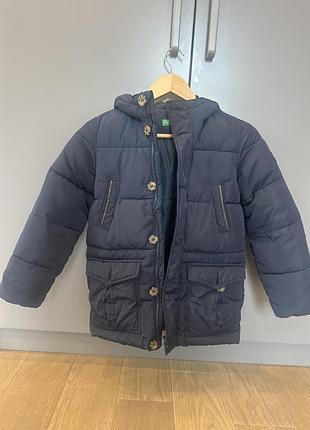 Куртка зимова benetton 130 см