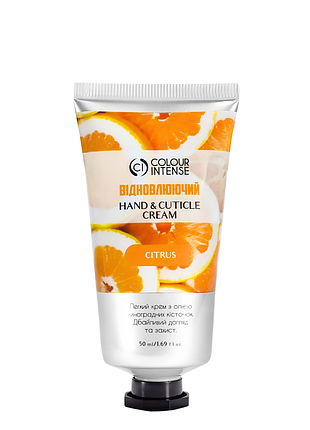 Крем для рук и ногтей colour intense hand & cuticle cream цитрус восстанавливающий daily skin care
