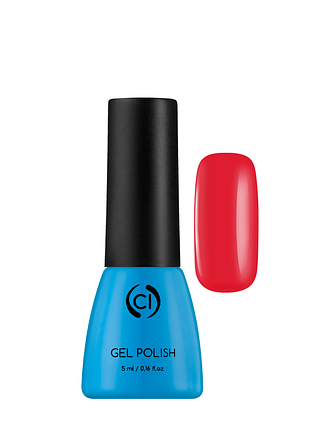 Гель-лак для нігтів colour intense gel polish 5 мл № 037 матовий помаранчево-рожевий daily skin care