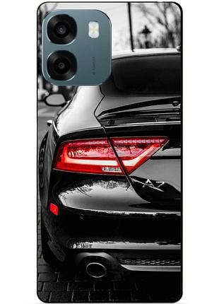 Силіконовий чохол бампер для oppo a6 з малюнком audi ауді машина авто