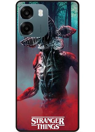 Силіконовий чохол бампер для oppo a6 з картинкою дивні справи дивні дива
