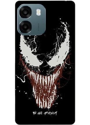Чехол силиконовый бампер для oppo a6 с рисунком веном venom