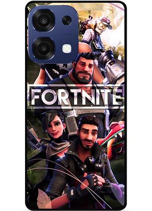Силиконовый чехол бампер для oppo a6 pro с картинкой фортнайт fortnite