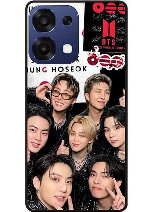 Силіконовий бампер чохол для oppo a6 pro bts bangtan boys
