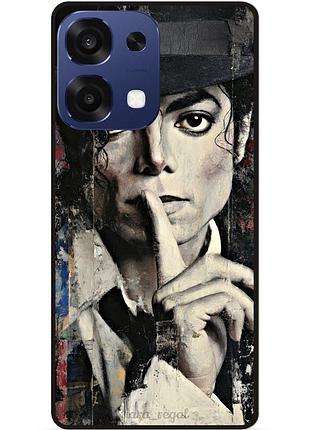 Силиконовый бампер чехол для oppo a6 pro с рисунком michael jackson майкл джексон