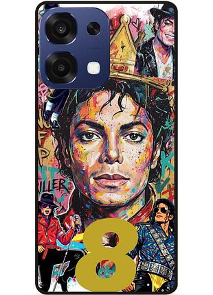 Силіконовий бампер чохол для oppo a6 pro michael jackson майкл джексон