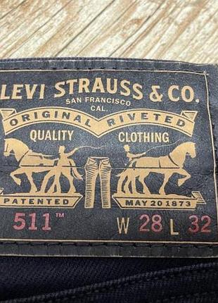 Джинси levis 511, w28, l32 2