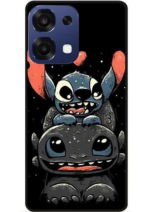 Силіконовий бампер чохол для oppo a6 pro з малюнком stitch стіч