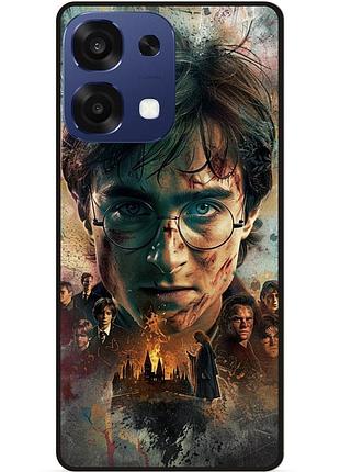 Силиконовый бампер чехол для oppo a6 pro с рисунком harry potter гарри поттер