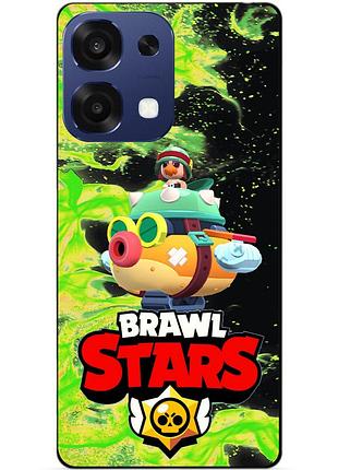 Чехол силиконовый бампер для oppo a6 pro с героем бравл хэнк brawl