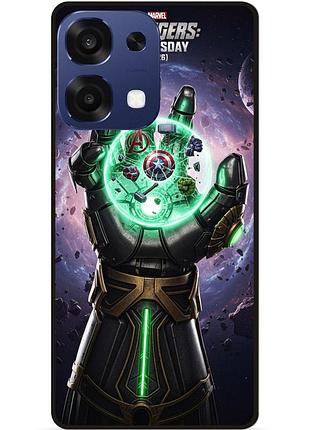 Силиконовый бампер чехол для oppo a6 pro с картинкой doomsday доктор дум avengers