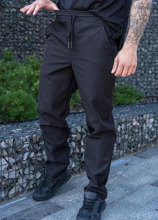 Штани утеплені softshell comfort чорні 3