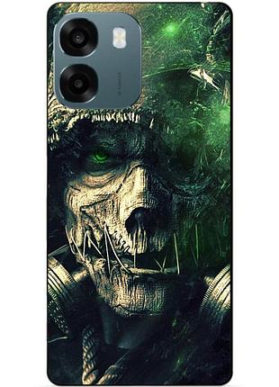 Чехол силиконовый бампер для oppo a6 с рисунком сталкер пугало джо́натан крейн бэтмен