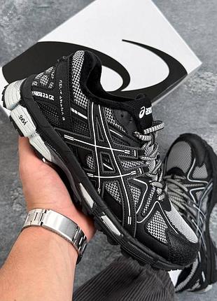 🔥 asics gel-kahana 8 grey black/grey термо фліс