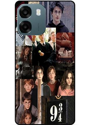Чехол силиконовый бампер для oppo a6 с картинкой harry potter гарри поттер