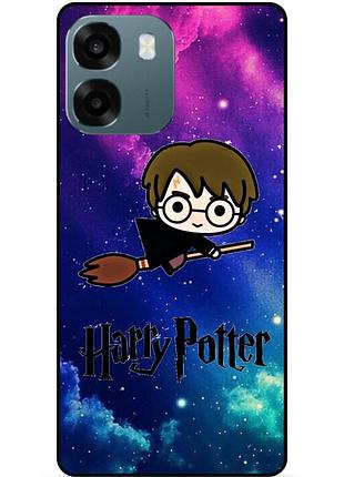 Чехол силиконовый бампер для oppo a6 с рисунком гарри поттер harry potter квиддич