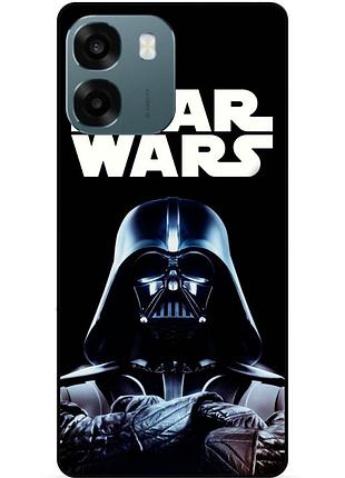 Силіконовий бампер чохол для oppo a6 з малюнком star wars зоряні війни дарт вейдер