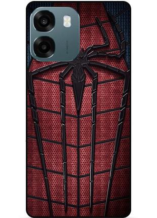 Чехол силиконовый бампер для oppo a6 с картинкой человек паук spider man