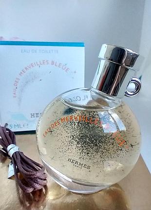 Hermes eau des merveilles bleue миниатюра 7,5мл