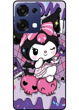 Силиконовый чехол бампер для oppo a6 pro kuromi куроми