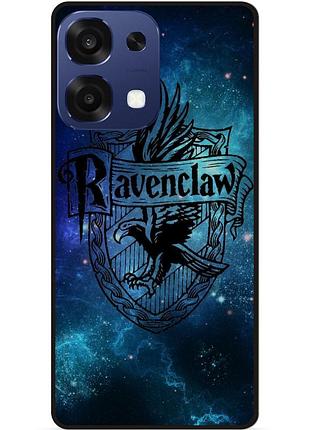 Силиконовый бампер чехол для oppo a6 pro с картинкой когтевран ravenclaw гарри поттер harry potter