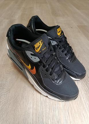 Nike air max 90 black orange yellow 44 р. (28.5 см) оригінал