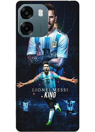 Силіконовий чохол бампер для oppo a6 з малюнком messi or мессі