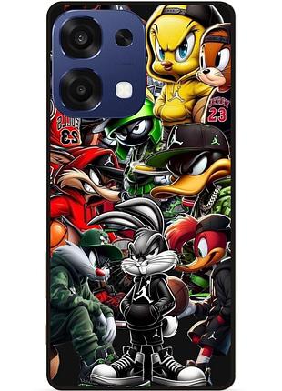 Чохол силіконовий бампер для oppo a6 pro з малюнком багз банни disney