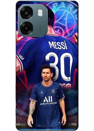 Силіконовий чохол бампер для oppo a6 з малюнком мессі псж messi